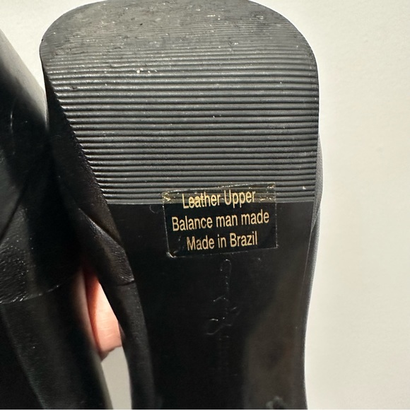 Report Signature Targee Black Fringe Platform Leather Pumps Size 8 - Picture 9 of 16